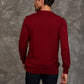 Men Regular Fit Pullover Red