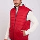 Men Regular Fit Vest Red