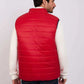 Men Regular Fit Vest Red