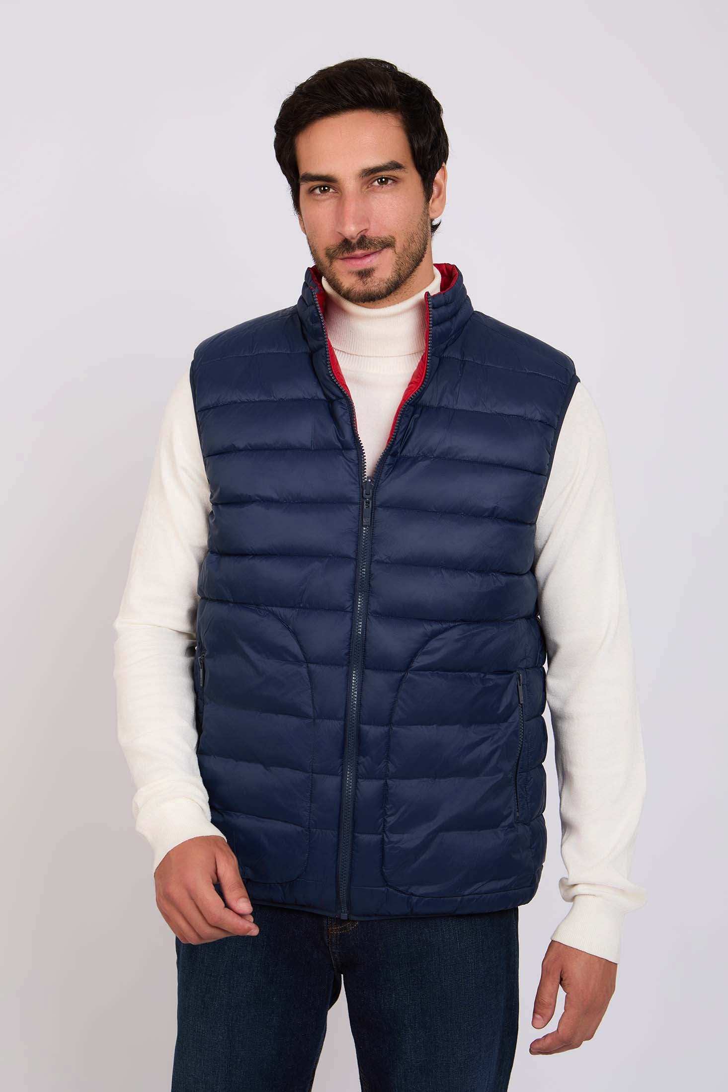 سترة الرجال العادية - حمراء