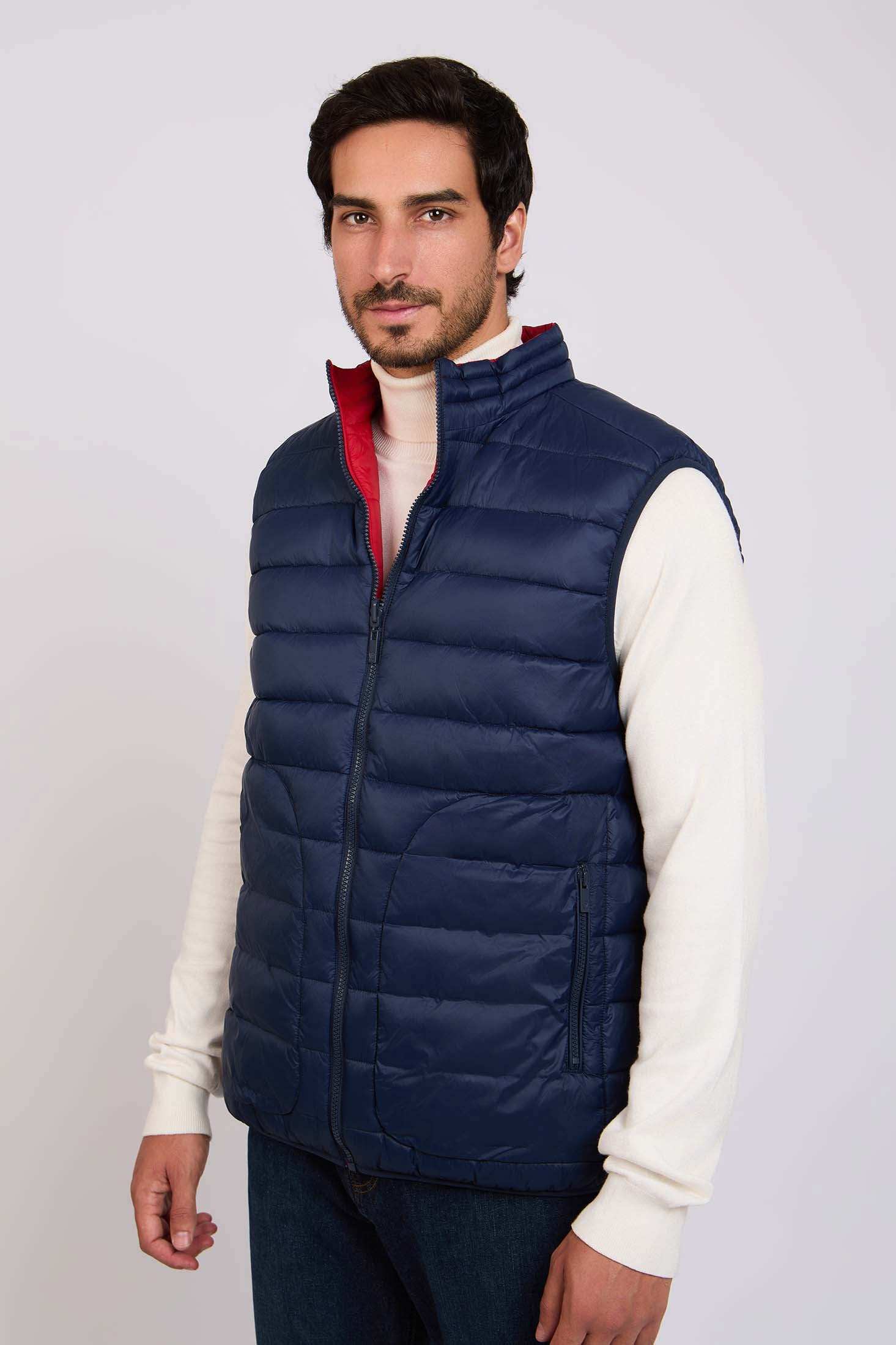 سترة الرجال العادية - حمراء