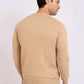 Men Regular Fit Pullover Brown