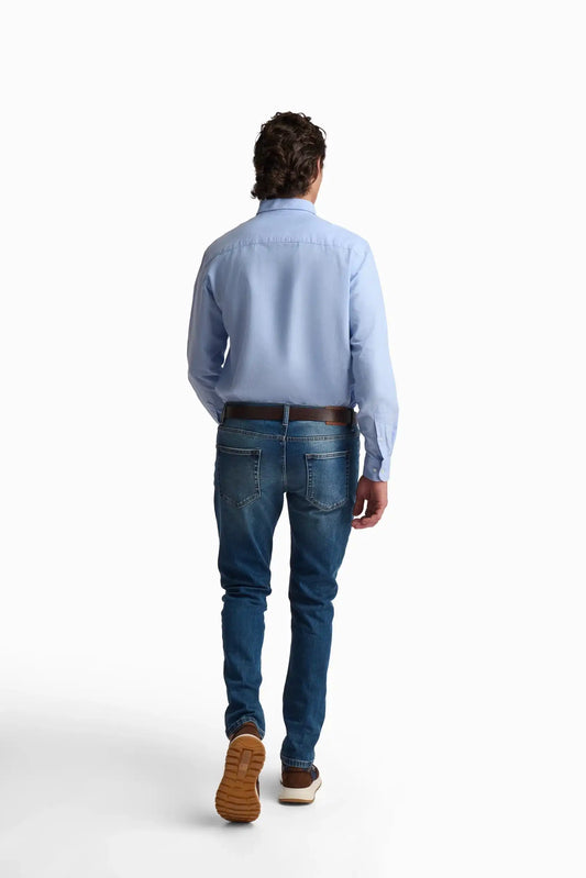 Light Blue Cotton Oxford Shirt