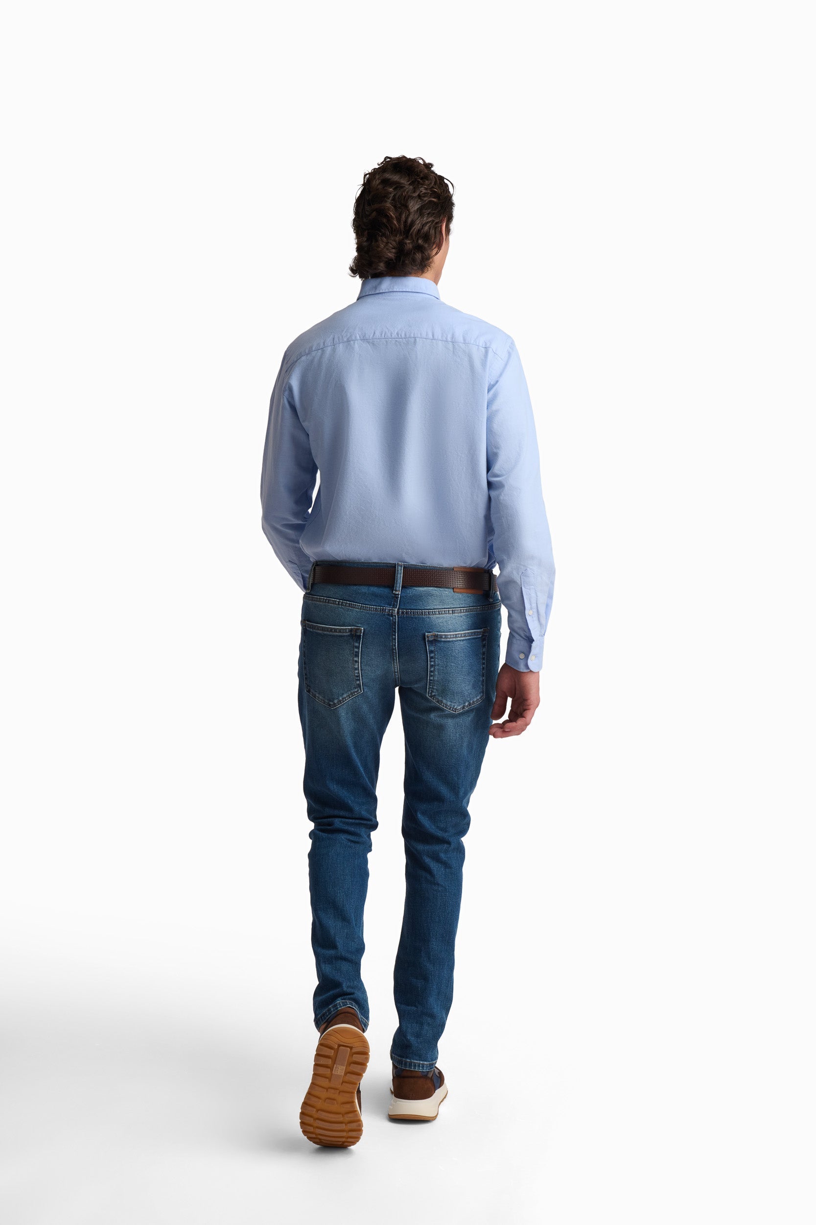 Solid Cotton Oxford Shirt