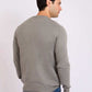 Men Regular Fit Pullover Grey