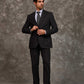 Men Regular Fit Blazer Black