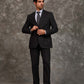 Men Regular Fit Blazer Black