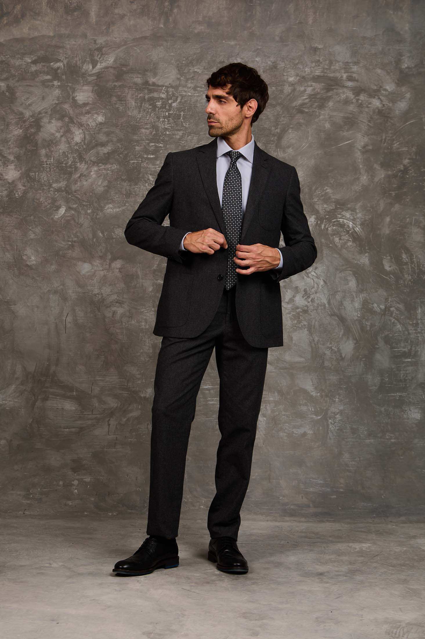 رجال عاديون بستراك أسود