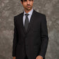 Men Regular Fit Blazer Black