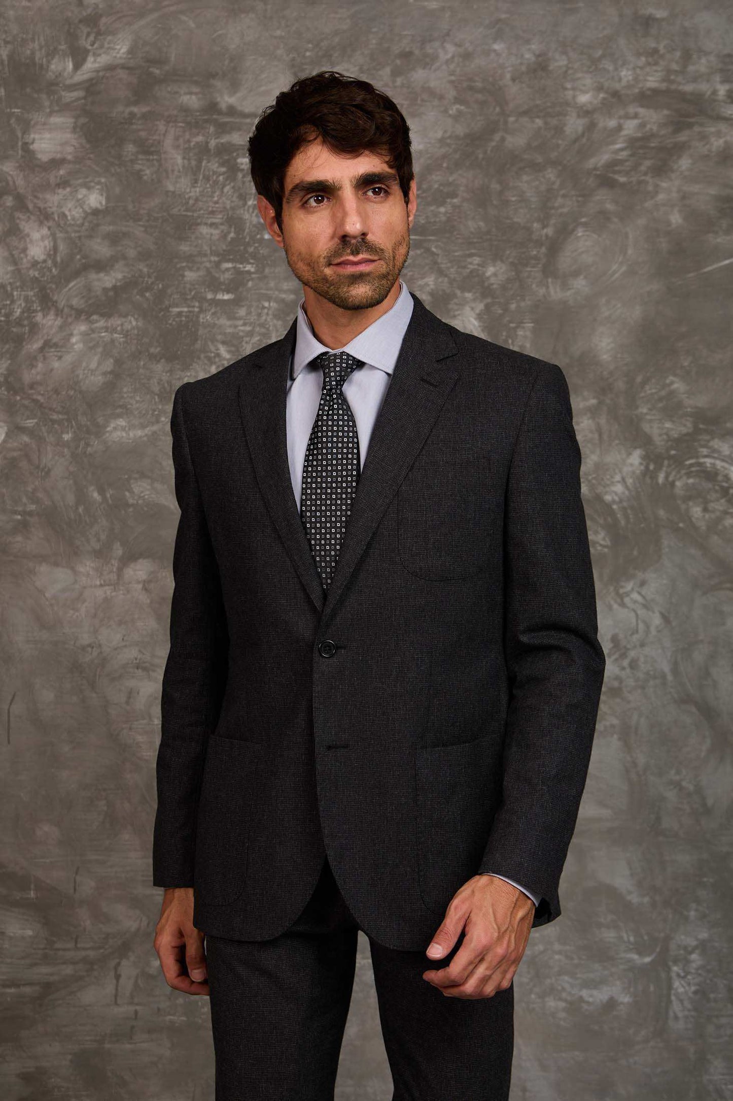 Men Regular Fit Blazer Black