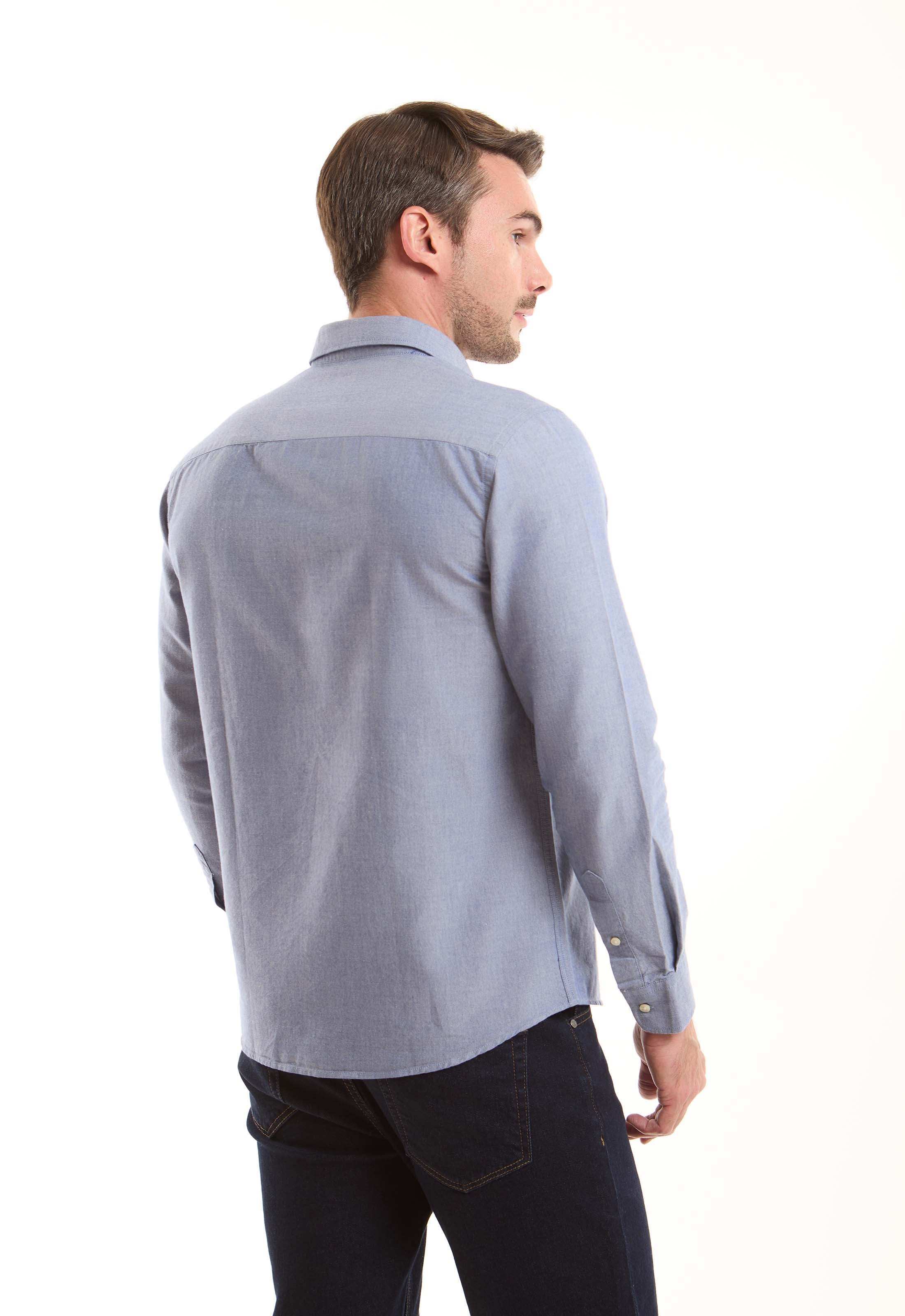 قميص أكسفورد قطن سادة