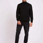 Slip On Solid Pullover with Turtle Neck