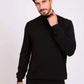 Slip On Solid Pullover with Turtle Neck