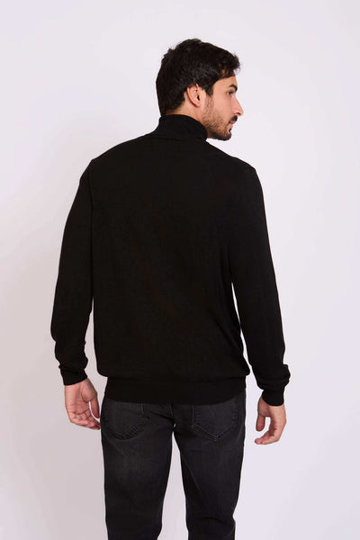 Men Regular Fit Pullover - Black