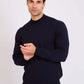 Slip On Solid Pullover with Turtle Neck