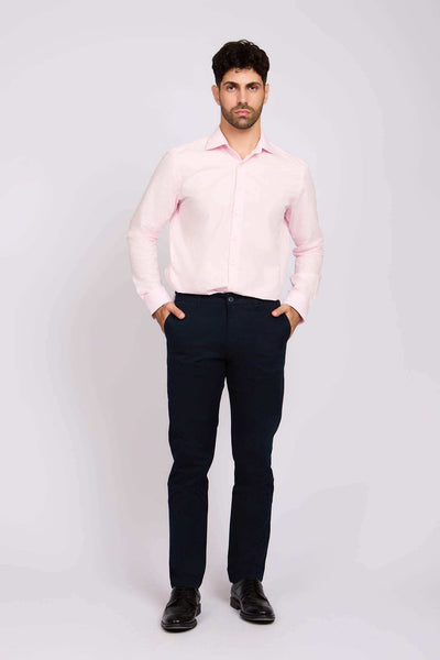 Men Regular Fit Pant - Navy