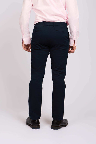 Men Regular Fit Pant - Navy