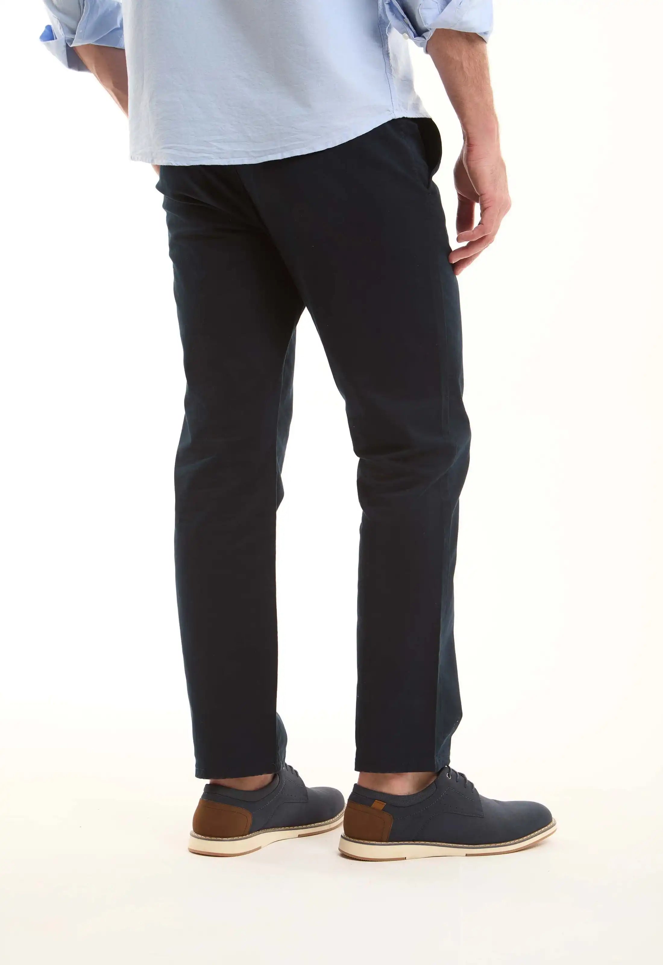 Stretch Cotton Tapered Chinos Pants