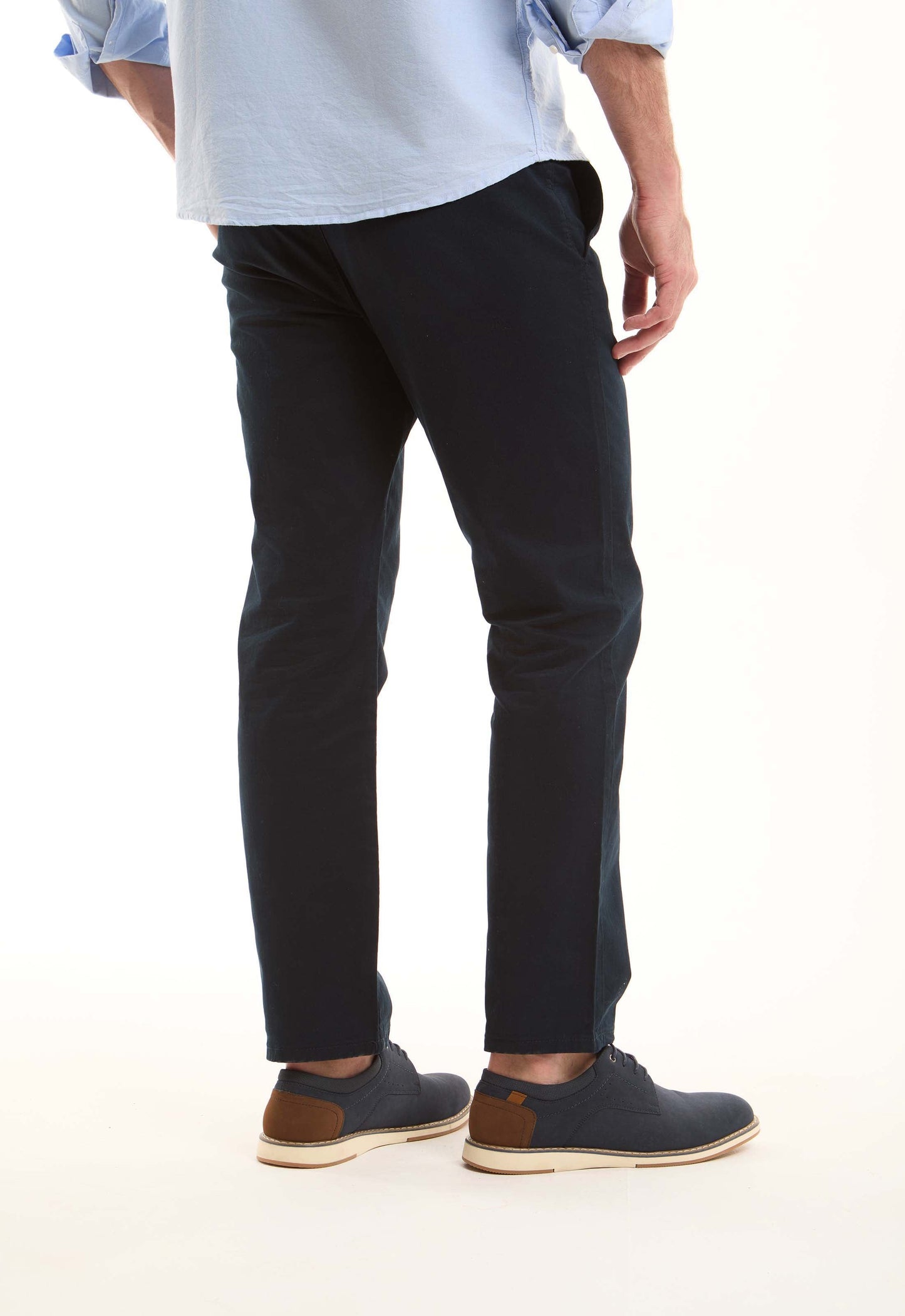 Stretch Cotton Tapered Chinos Pants