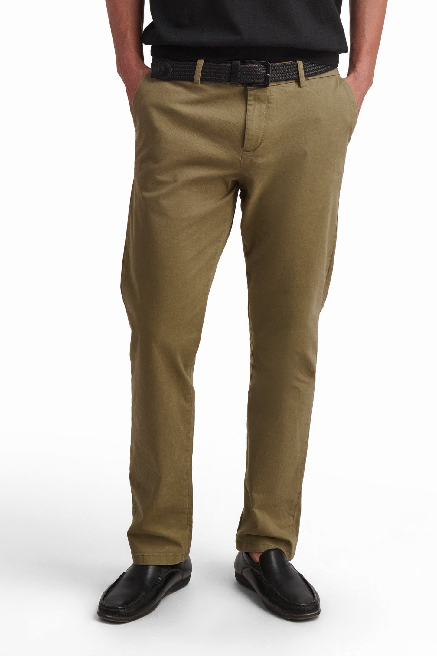 Tapered Cotton Pants
