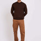 Slip On Solid Pullover with Turtle Neck