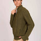 Men Regular Fit Cardigan Green