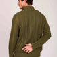 Men Regular Fit Cardigan Green
