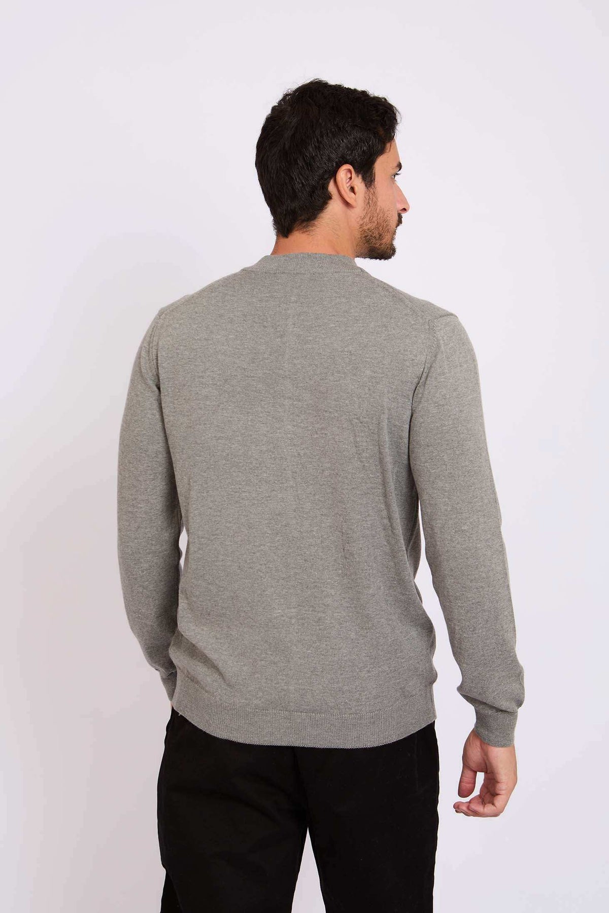Slip On Solid Pullover with Turtle Neck