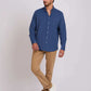 Men Regular Fit Shirt Blue