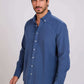 Men Regular Fit Shirt Blue