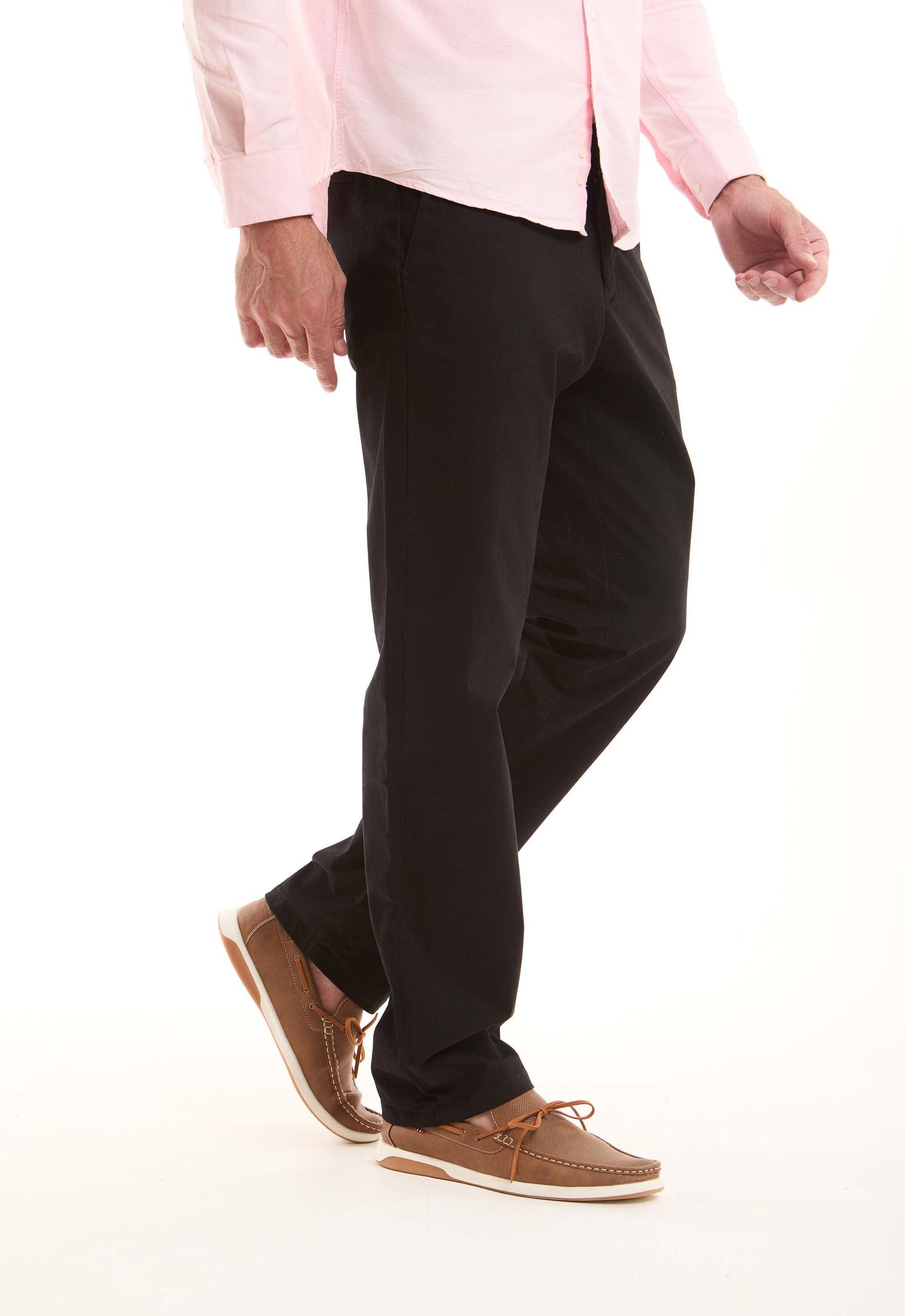 Stretch Cotton Tapered Chinos Pants