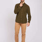 Men Regular Fit Shirt Green