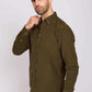 Men Regular Fit Shirt Green
