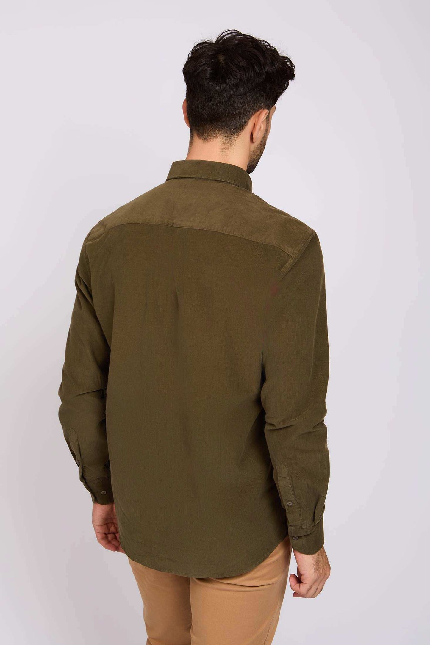 Men Regular Fit Shirt Green