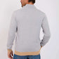 Men Regular Fit Cardigan Grey