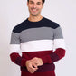 Men Regular Fit Pullover Red