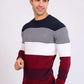 Men Regular Fit Pullover Red