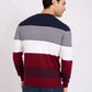 Men Regular Fit Pullover Red