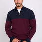 Men Regular Fit Pullover Blue