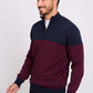 Men Regular Fit Pullover Blue