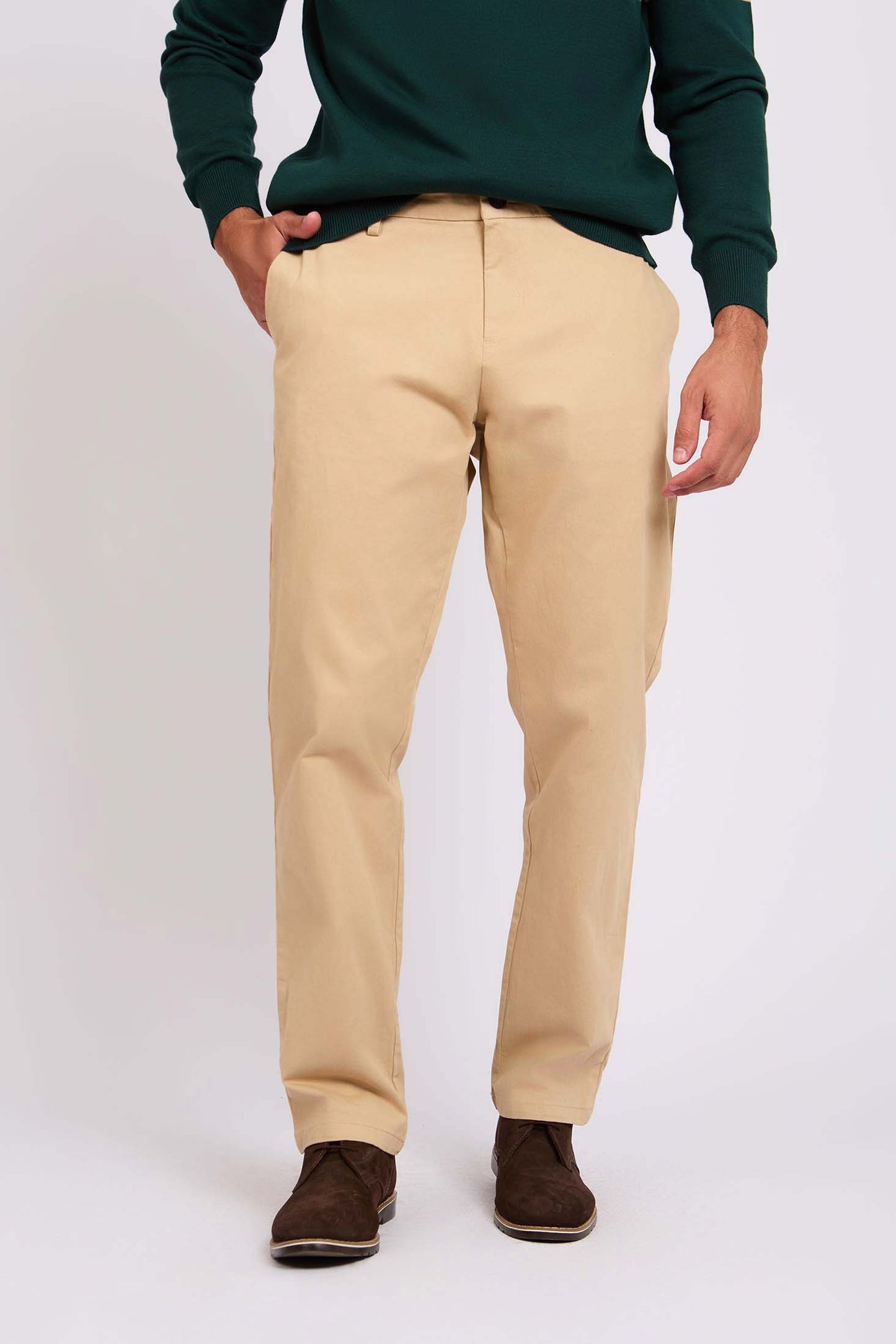 Tapered Cotton Pants
