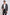 Men Regular Fit Coat Dark Grey