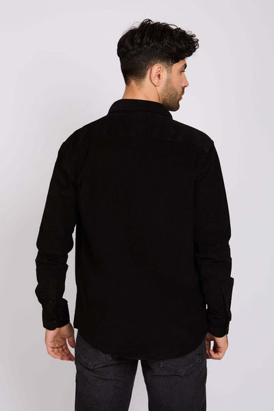 Men Regular Fit Shirt - Black