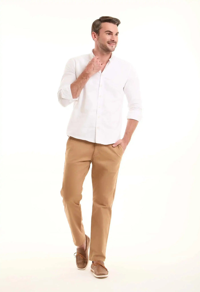 Tapered Cotton Pants