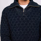 Men Regular Fit Pullover Blue