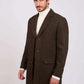 Men Regular Fit CoatMulticolor