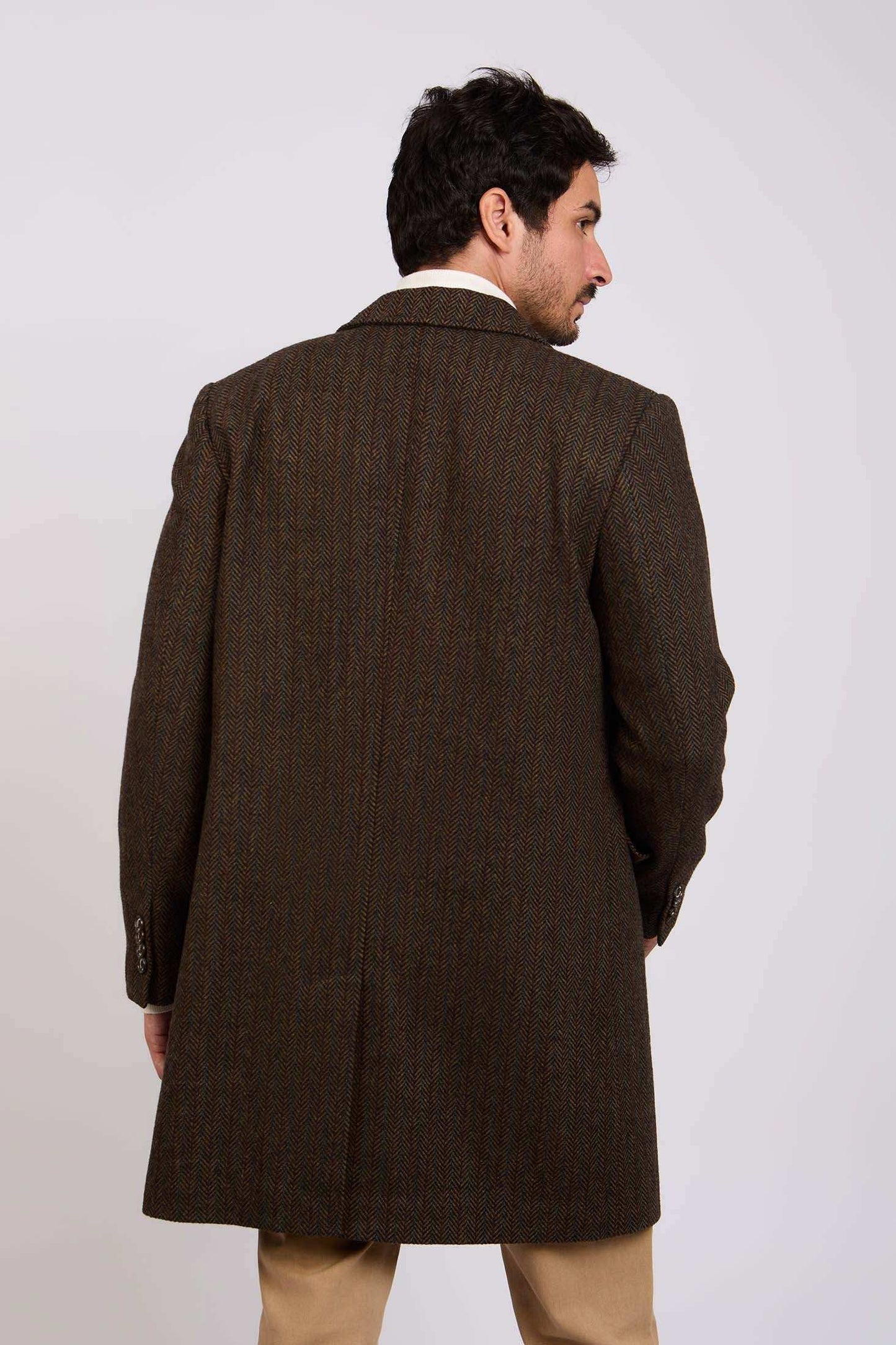 Men Regular Fit CoatMulticolor