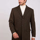Men Regular Fit CoatMulticolor