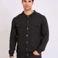 Men Regular Fit Jacket Black