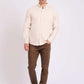 Men Regular Fit Shirt Brown